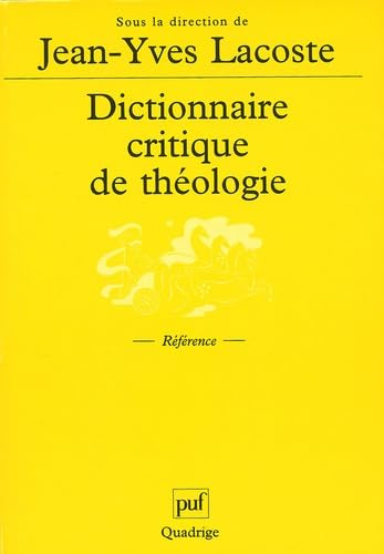 Dictionnaire critique de théologie
