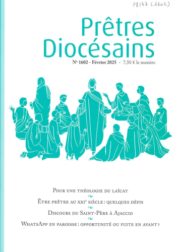 Prêtres diocésains, 1602 - Février 2025 - Pour une théologie du laïcat