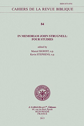 In memoriam John Strugnell