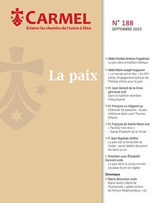 Carmel, 188 - Septembre 2025 - La paix