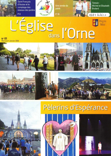 L'Eglise dans l'Orne, 2026/1 - Janvier 2026 - P&egrave;lerins d'esp&eacute;rance