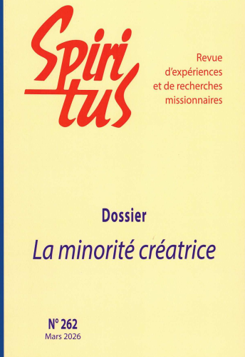 Spiritus, 262 - Mars 2026 - La minorit&eacute; cr&eacute;atrice