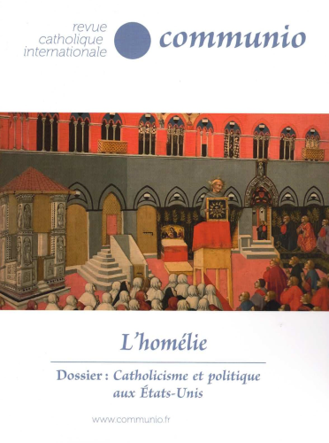 Communio, 304-305 - mars-juin 2026 - L'hom&eacute;lie