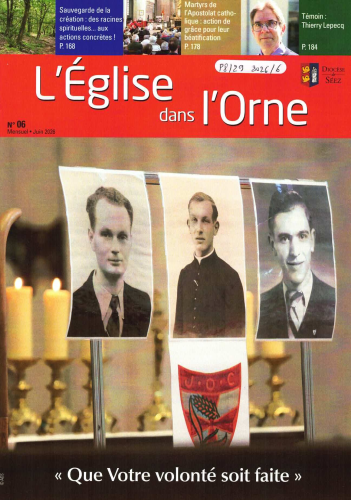 L'Eglise dans l'Orne, 2026/6 - Juin 2026 - Que votre volont&eacute; soit faite