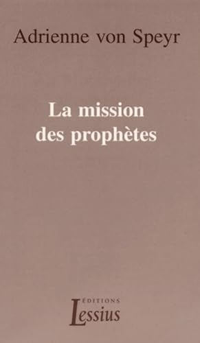 La mission des prophètes