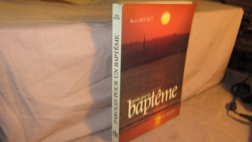Paroles pour un baptême