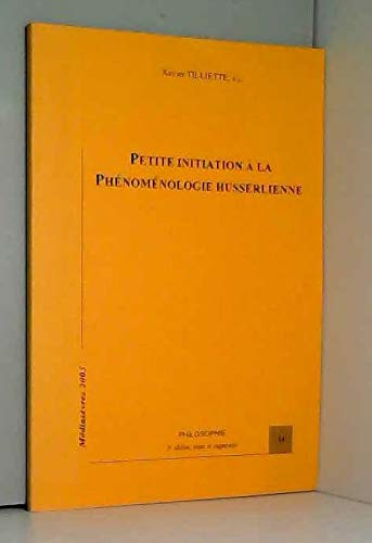 Petite initiation à la phénoménologie husserlienne