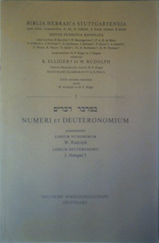 Numeri et Deuteronomium