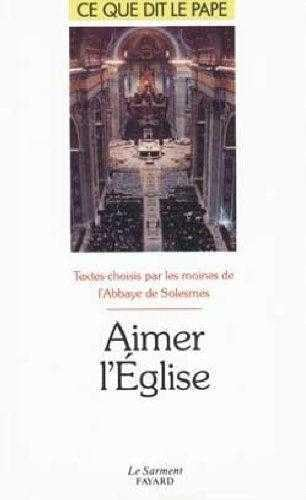 Aimer l'Eglise