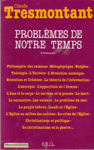 Problèmes de notre temps