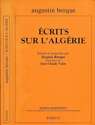 Ecrits sur l'Algérie
