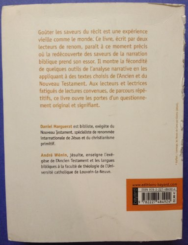 Saveurs du r&eacute;cit biblique