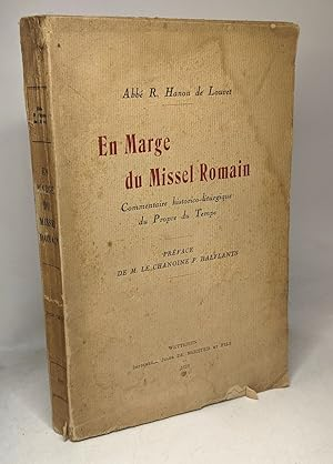 En marge du Missel Romain