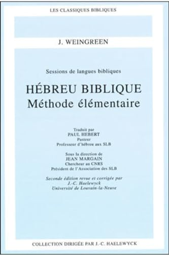 H&eacute;breu biblique, m&eacute;thode &eacute;l&eacute;mentaire