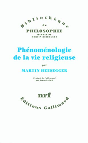 Ph&eacute;nom&eacute;nologie de la vie religieuse