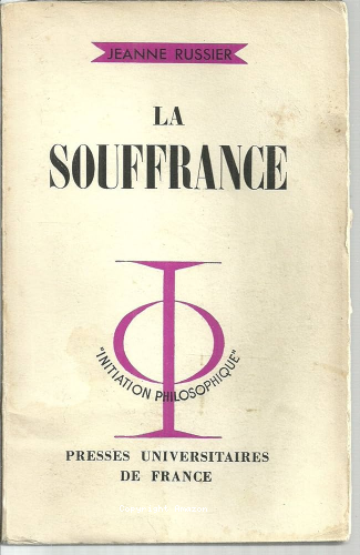La souffrance