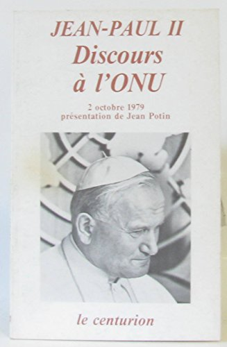 Discours &agrave; l'ONU