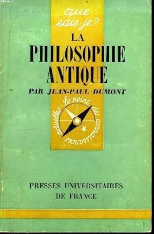 La Philosophie antique