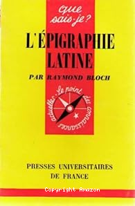 L'Epigraphie latine