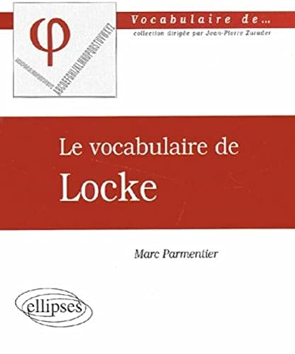 Le vocabulaire de Locke