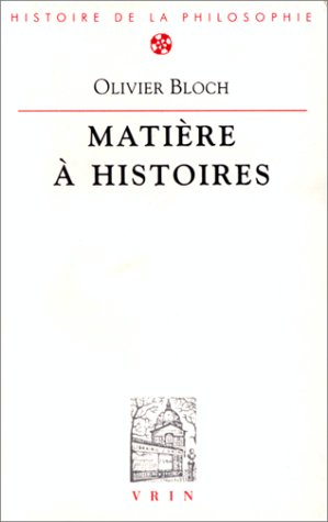 Mati&egrave;re &agrave; histoire