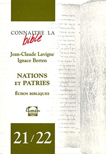 Nations et patries: &eacute;chos bibliques