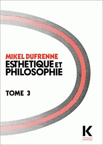 Esth&eacute;tique et philosophie