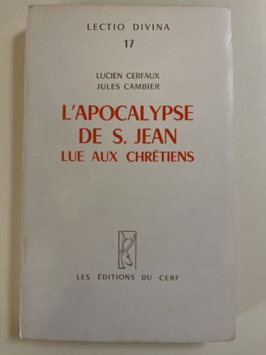 L'Apocalypse de Saint Jean lue aux chr&eacute;tiens