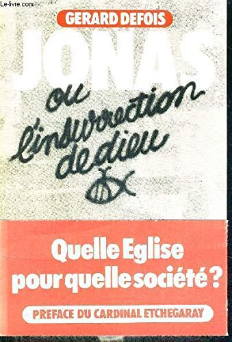 Jonas ou l'insurrection de Dieu