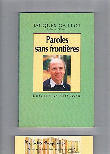Paroles sans fronti&egrave;res