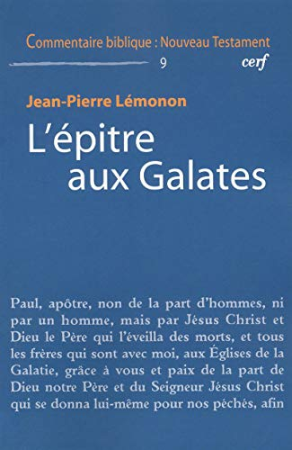 L'Ep&icirc;tre aux Galates