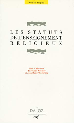 Les Statuts de l'enseignement religieux