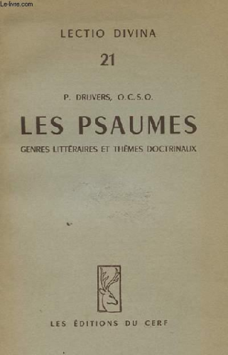 Les Psaumes : genres litt&eacute;raires et th&egrave;mes doctrinaux