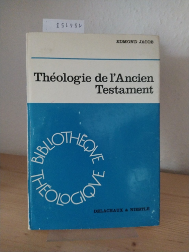 Th&eacute;ologie de l'Ancien Testament