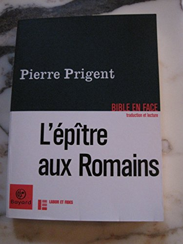 L'&eacute;p&icirc;tre aux Romains