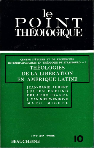 Th&eacute;ologies de la lib&eacute;ration en Am&eacute;rique latine