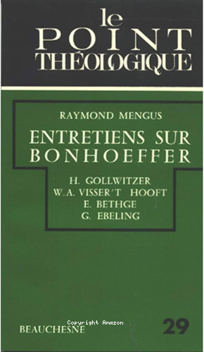 Entretiens sur Bonhoeffer
