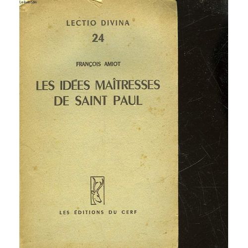 Les id&eacute;es ma&icirc;tresses de Saint Paul