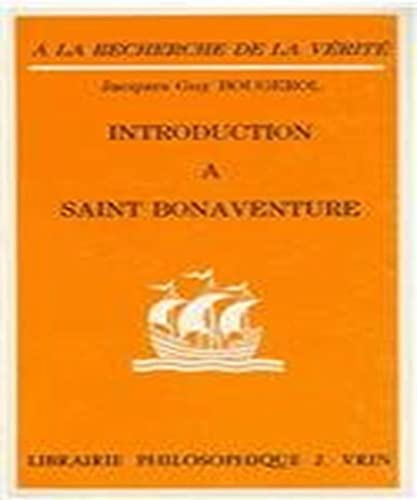 Introduction &agrave; Saint Bonaventure