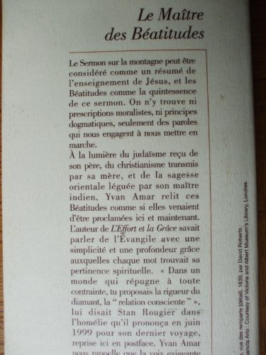 Le Ma&icirc;tre des b&eacute;atitudes