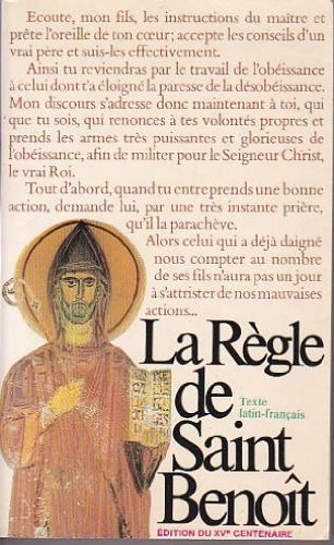 La R&egrave;gle de saint Beno&icirc;t