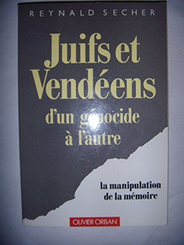 Juifs et Vend&eacute;ens
