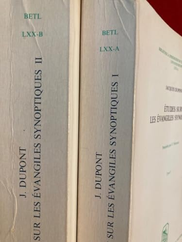 Etudes sur les &eacute;vangiles synoptiques