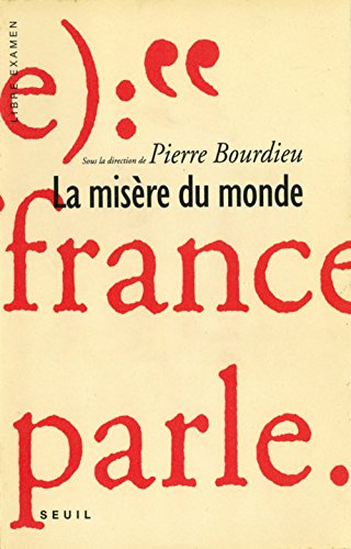 La mis&egrave;re du monde