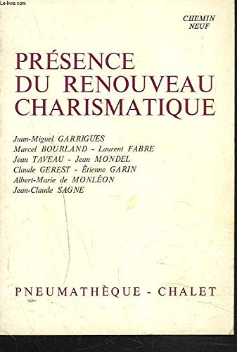 Pr&eacute;sence du renouveau charismatique