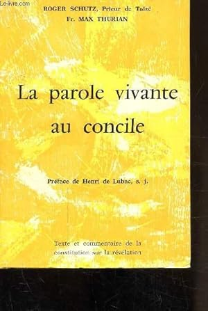 La Parole vivante au Concile