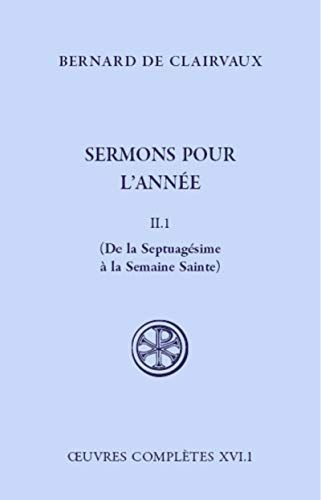 Sermons pour l'ann&eacute;e