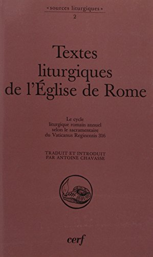 Textes liturgiques de l'Eglise de Rome