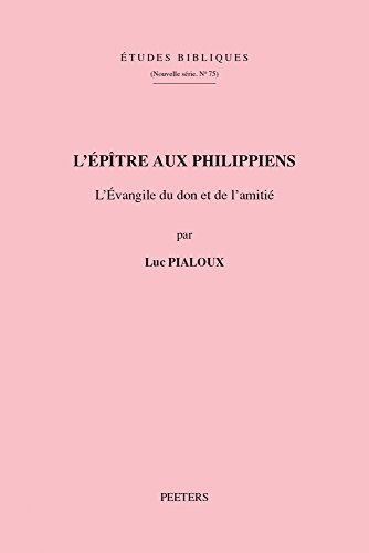 L'Ep&icirc;tre aux Philippiens