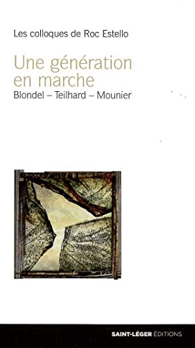 Une g&eacute;n&eacute;ration en marche